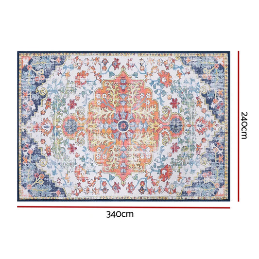 Artiss Floor Rug 240X340cm Large Washable Geometric Area Rug Modern Carpet Mat - Mekamart Australia