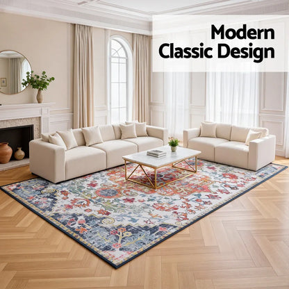 Artiss Floor Rug 240X340cm Large Washable Geometric Area Rug Modern Carpet Mat - Mekamart Australia
