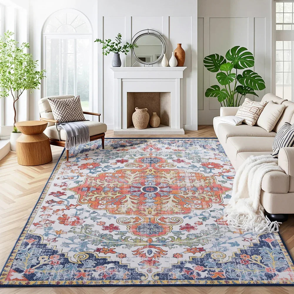 Artiss Floor Rug 240X340cm Large Washable Geometric Area Rug Modern Carpet Mat - Mekamart Australia
