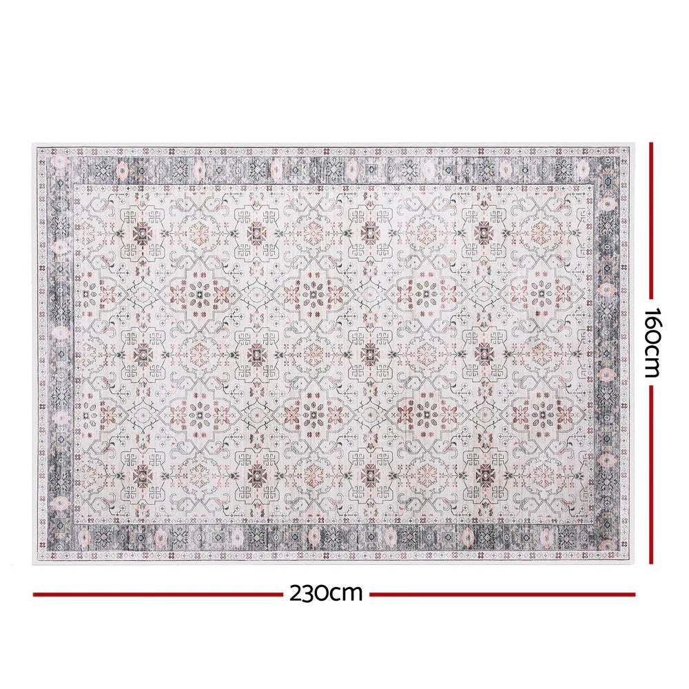 Artiss Washable Floor Rug 160X230cm Large Area Rug Modern Living Room Carpet - Mekamart Australia