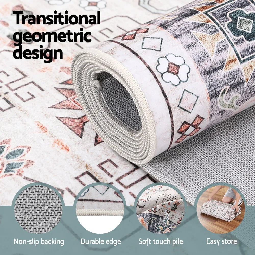 Artiss Washable Floor Rug 160X230cm Large Area Rug Modern Living Room Carpet - Mekamart Australia