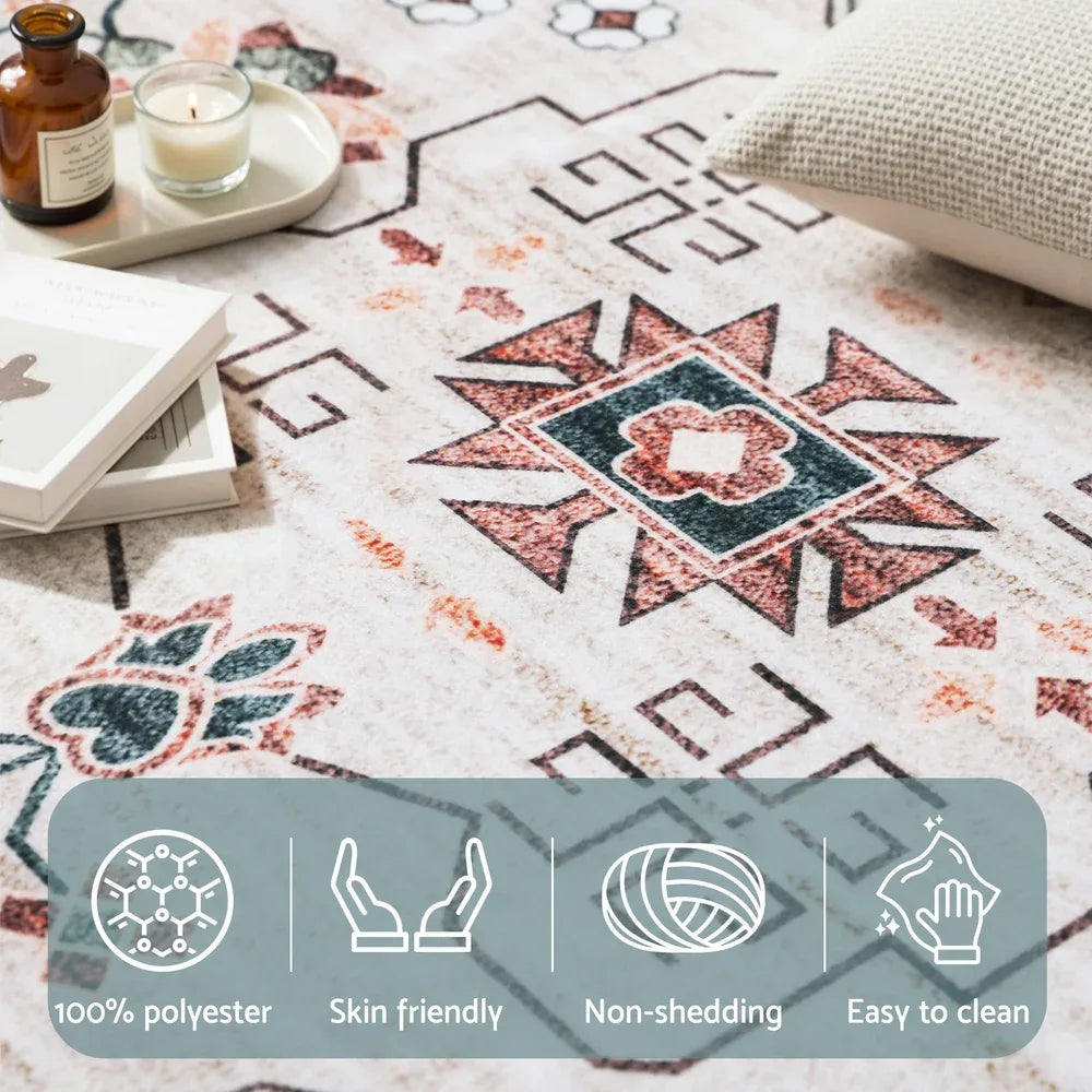 Artiss Washable Floor Rug 160X230cm Large Area Rug Modern Living Room Carpet - Mekamart Australia