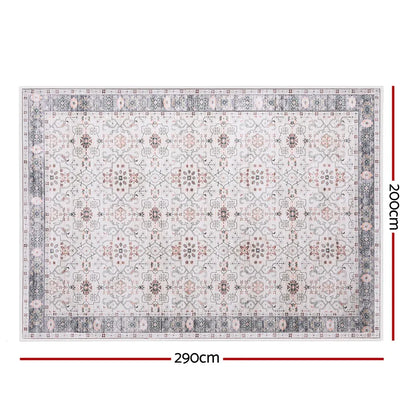 Artiss Washable Floor Rug 200x290cm Large Area Rug Modern Living Room Carpet - Mekamart Australia