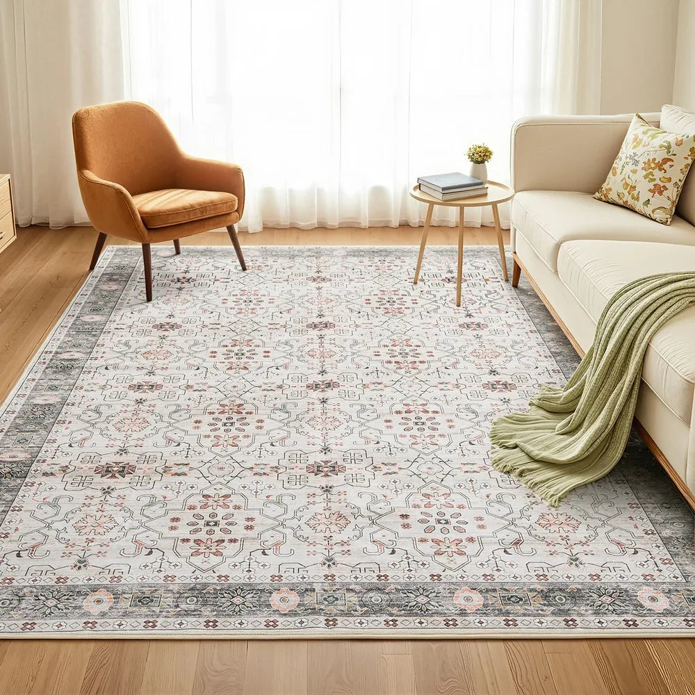 Artiss Washable Floor Rug 200x290cm Large Area Rug Modern Living Room Carpet - Mekamart Australia