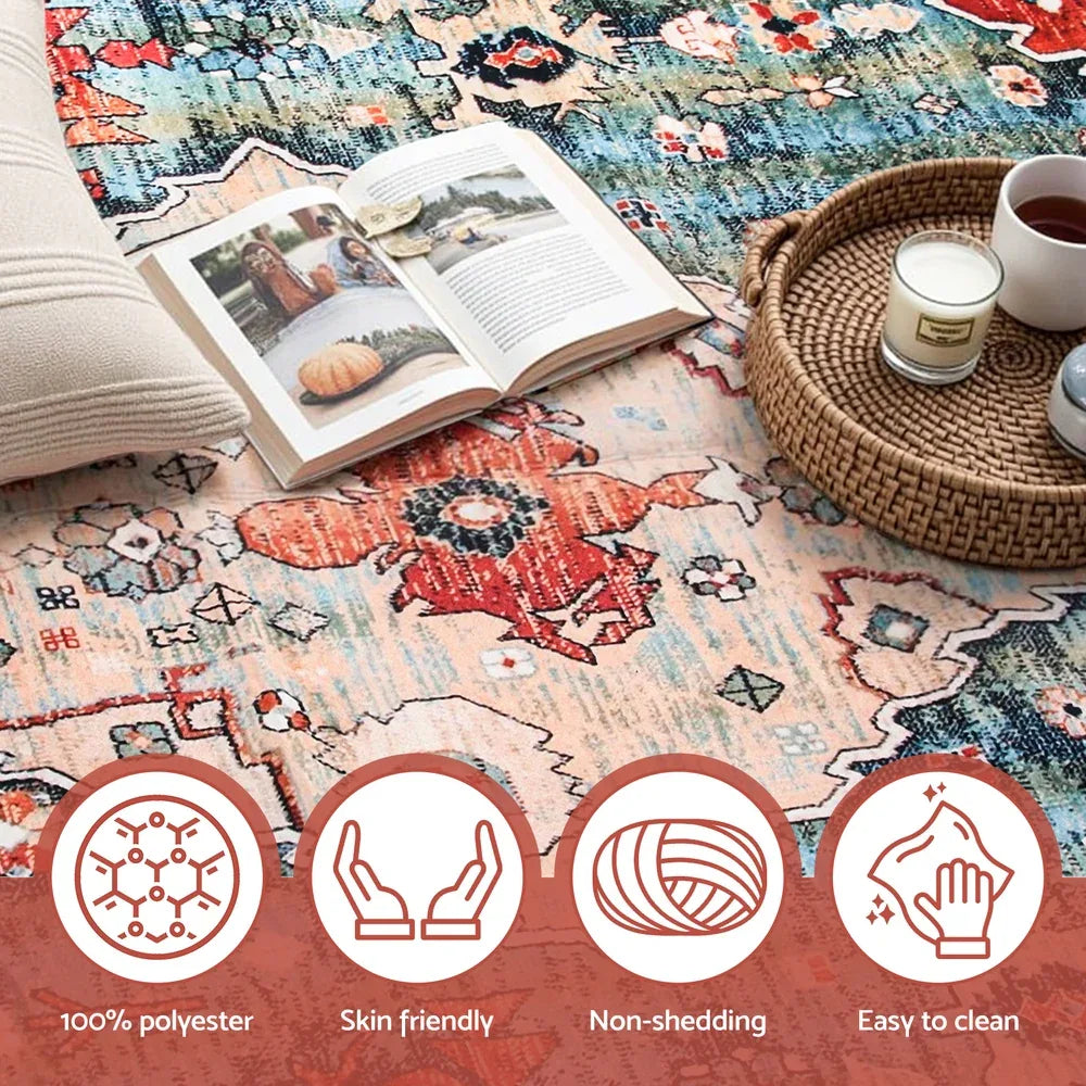 Artiss Floor Rug 160X230cm Large Washable Area Rug Modern Living Room Carpet Mat - Mekamart Australia