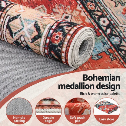 Artiss Floor Rug 200X290cm Large Washable Area Rug Modern Living Room Carpet Mat - Mekamart Australia