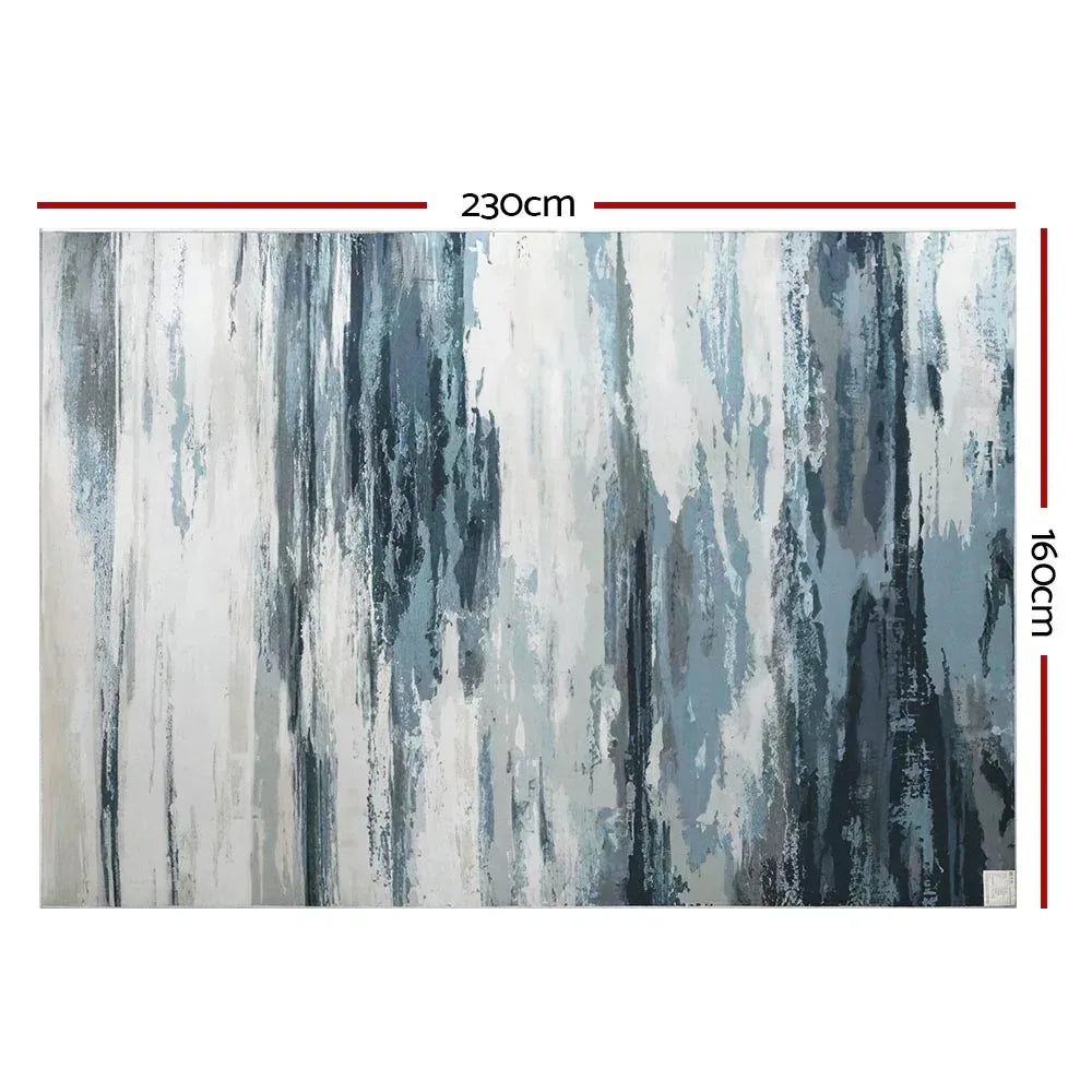 Artiss Rug 160x230cm Area Rug Washable Mat Large Carpet Soft Short Pile Poca - Mekamart Australia