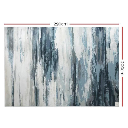 Artiss Rug 200x290cm Area Rug Washable Mat Large Carpet Soft Short Pile Poca - Mekamart Australia