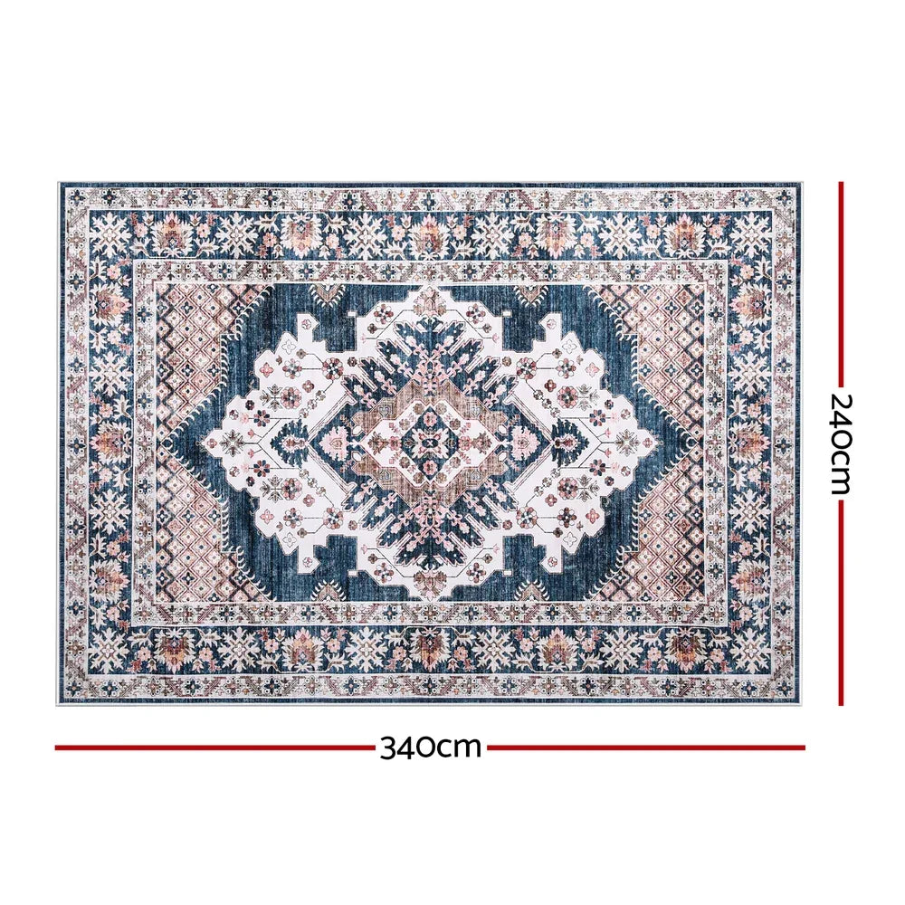 Artiss Floor Rug 240x340cm Large Washable Persian Area Rug Living Room Carpet - Mekamart Australia