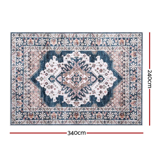 Artiss Floor Rug 240x340cm Large Washable Persian Area Rug Living Room Carpet - Mekamart Australia