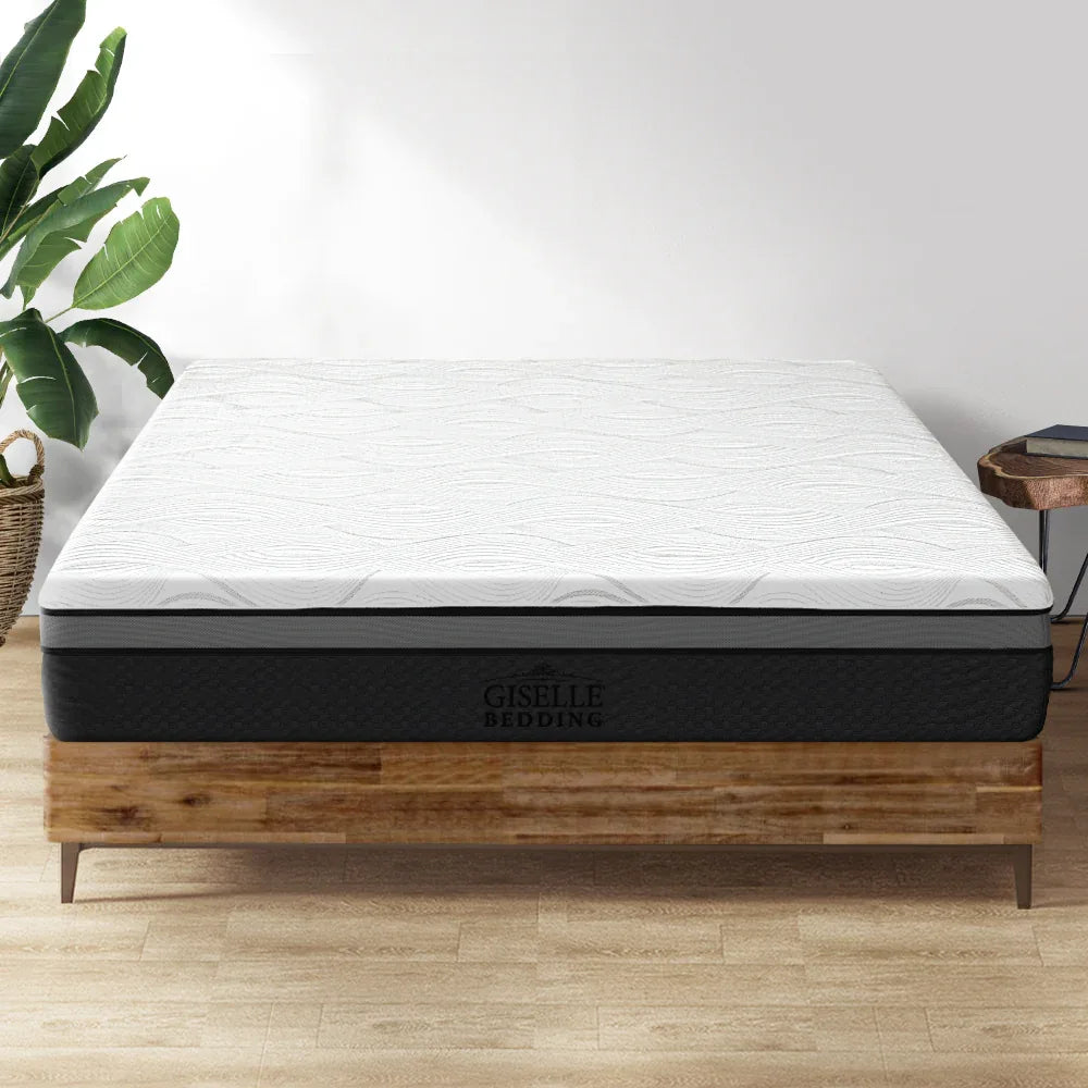 Giselle Bedding Memory Foam Mattress Bed Cool Gel Non Spring 25cm King Single - Mekamart Australia