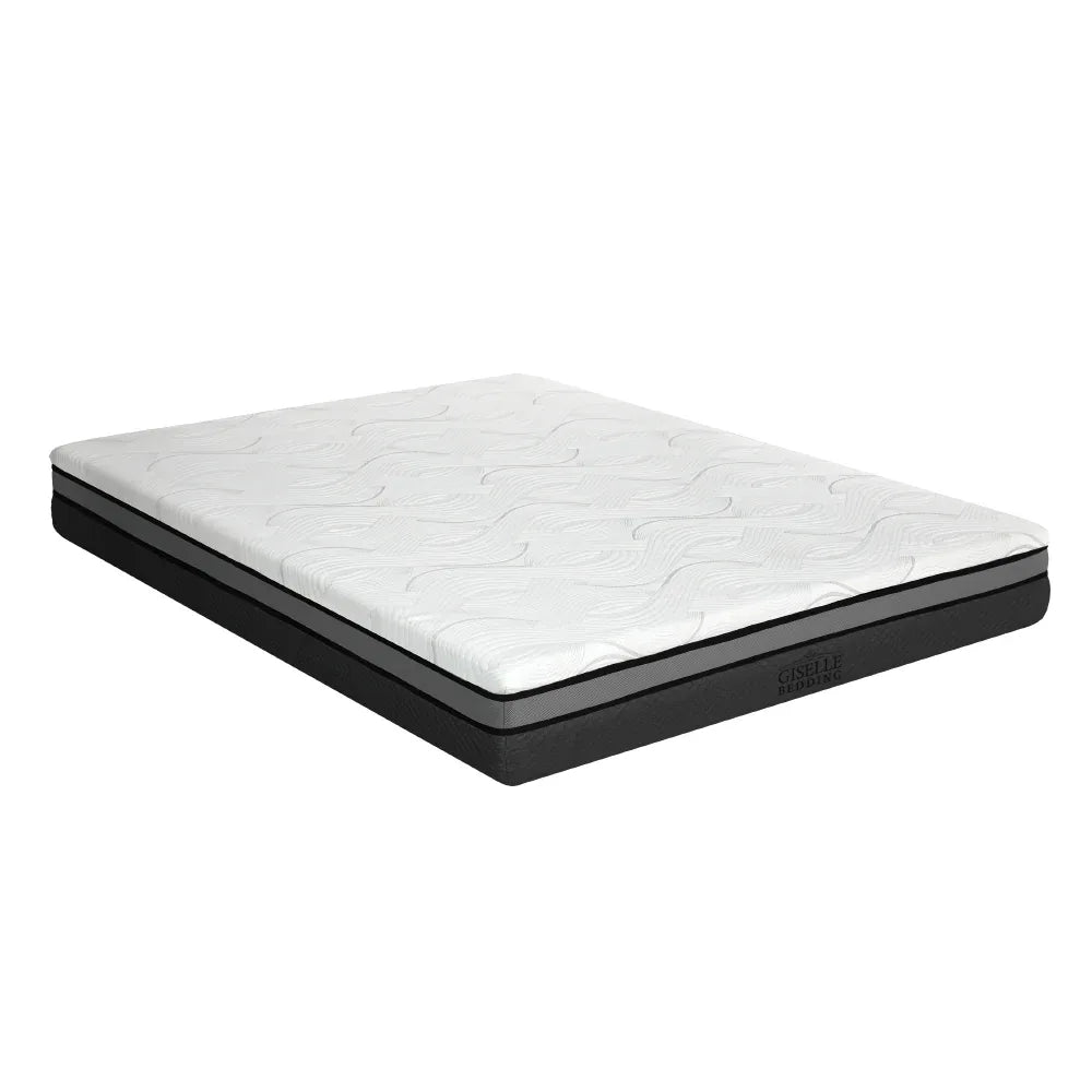 Giselle Bedding Memory Foam Mattress Bed Cool Gel Non Spring 25cm Queen - Mekamart Australia