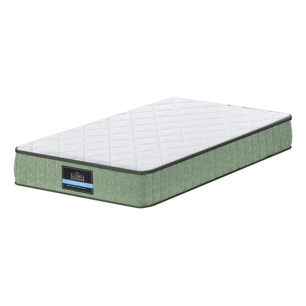 Giselle 25cm Memory Foam Mattress Dual Layer Zipper Cover Cool Charcoal Foam Mattresses King Single - Mekamart Australia