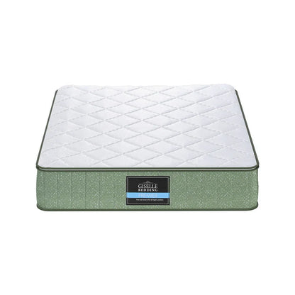 Giselle 25cm Memory Foam Mattress Dual Layer Zipper Cover Cool Charcoal Foam Mattresses Single - Mekamart Australia