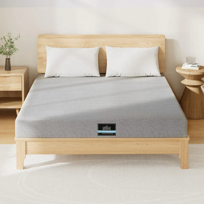 Giselle Bedding Cool Gel Memory Foam Mattress Charcoal 7-Zone Washable Bamboo Cover 15cm King - Mekamart Australia