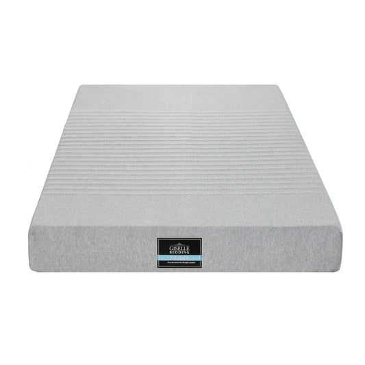 Giselle Bedding Cool Gel Memory Foam Mattress Charcoal 7-Zone Washable Bamboo Cover 15cm Single - Mekamart Australia