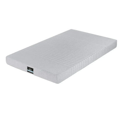 Giselle Bedding Cool Gel Memory Foam Mattress Charcoal 7-Zone Washable Bamboo Cover 15cm Single - Mekamart Australia