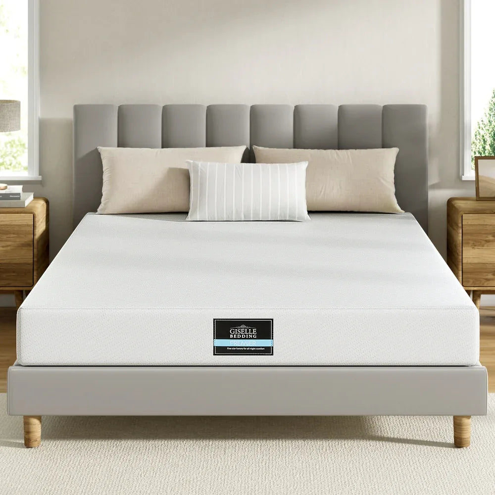 Giselle 20cm Memory Foam Mattress Green Tea King - Mekamart Australia