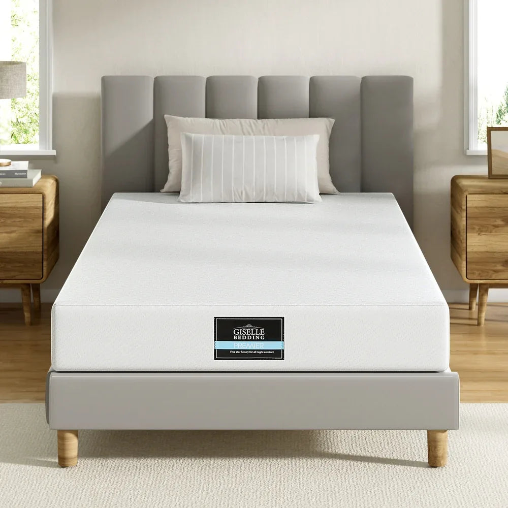 Giselle 20cm Memory Foam Mattress Green Tea Single - Mekamart Australia