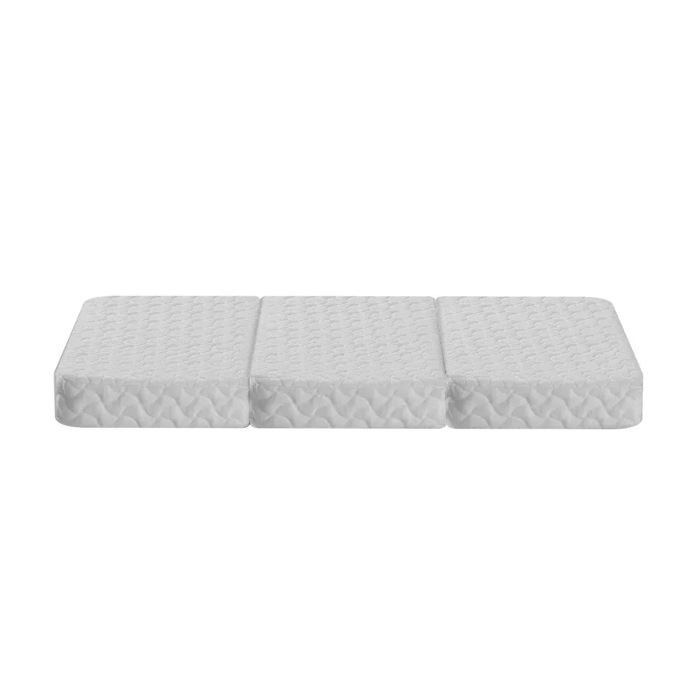 Giselle Bedding Foldable Mattress Folding Foam Cot Bed White - Mekamart Australia