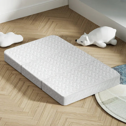 Giselle Bedding Foldable Mattress Folding Foam Cot Bed White - Mekamart Australia