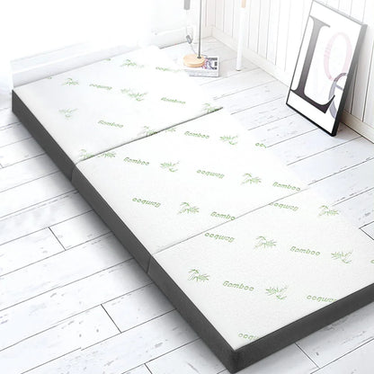 Giselle Bedding Foldable Mattress Folding Foam Single Bamboo - Mekamart Australia