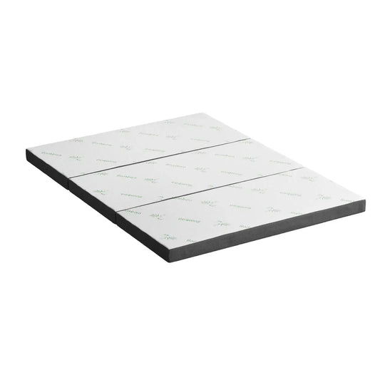 Giselle Foldable Mattress Folding Foam Mattresses Bamboo Queen - Mekamart Australia