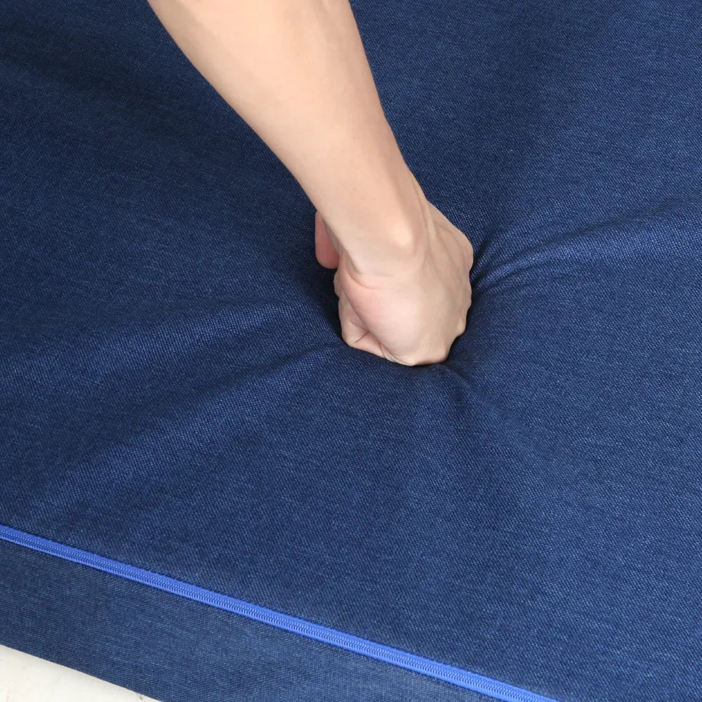 Giselle Bedding Foldable Mattress Folding Foam Single Blue - Mekamart Australia