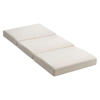 Giselle Bedding Foldable Mattress Fleece Portable 3-fold Folding Foam Mattresses - Mekamart Australia
