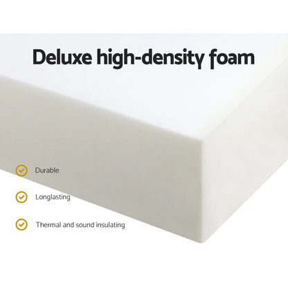 Giselle Bedding Foldable Mattress Folding Foam Queen Grey - Mekamart Australia