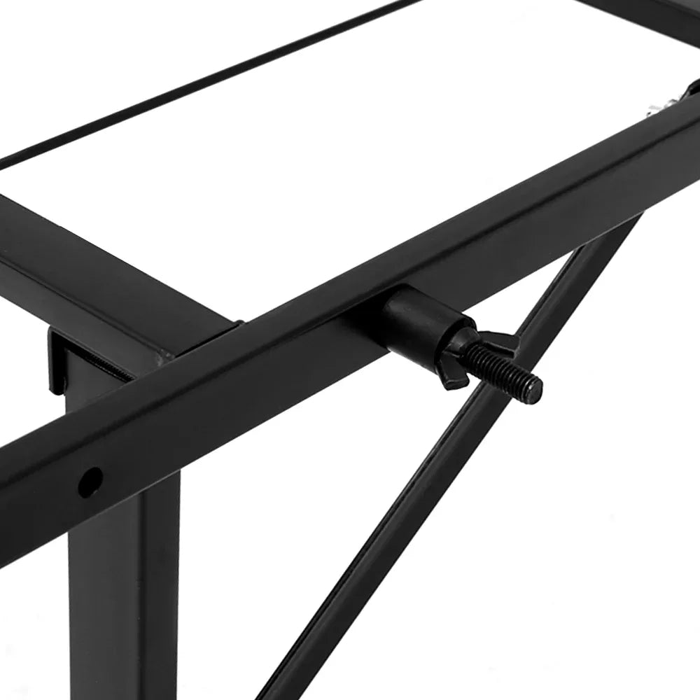 Artiss Folding Bed Frame Metal Base - King Single - Mekamart Australia