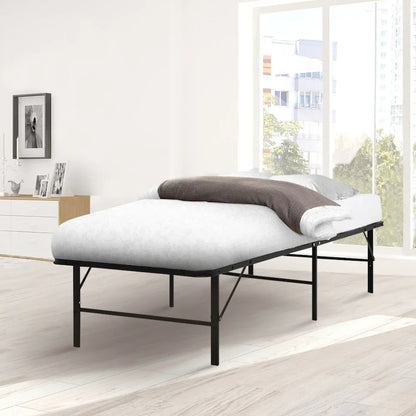 Artiss Folding Bed Frame Metal Base - King Single - Mekamart Australia