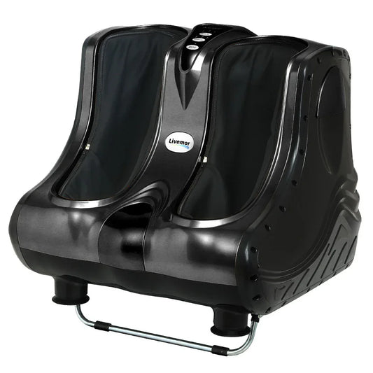 Livemor Foot Massager Massagers Shiatsu Electric Roller Ankle Calf Leg Kneading Black - Mekamart Australia