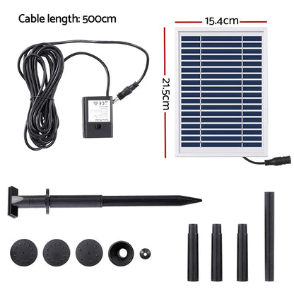 Gardeon Solar Pond Pump Submersible Water Fountain Kit 4.4FT - Mekamart Australia