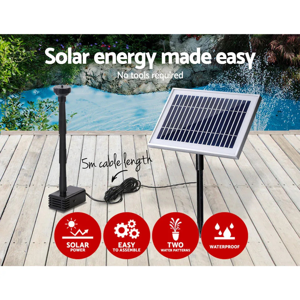 Gardeon Solar Pond Pump 4.6FT - Mekamart Australia