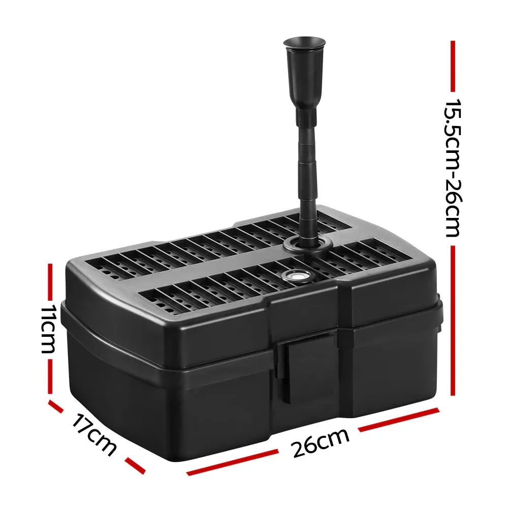 Gardeon Solar Pond Pump with Filter Box 4.6FT - Mekamart Australia