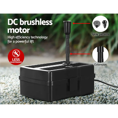 Gardeon Solar Pond Pump with Filter Box 4.6FT - Mekamart Australia