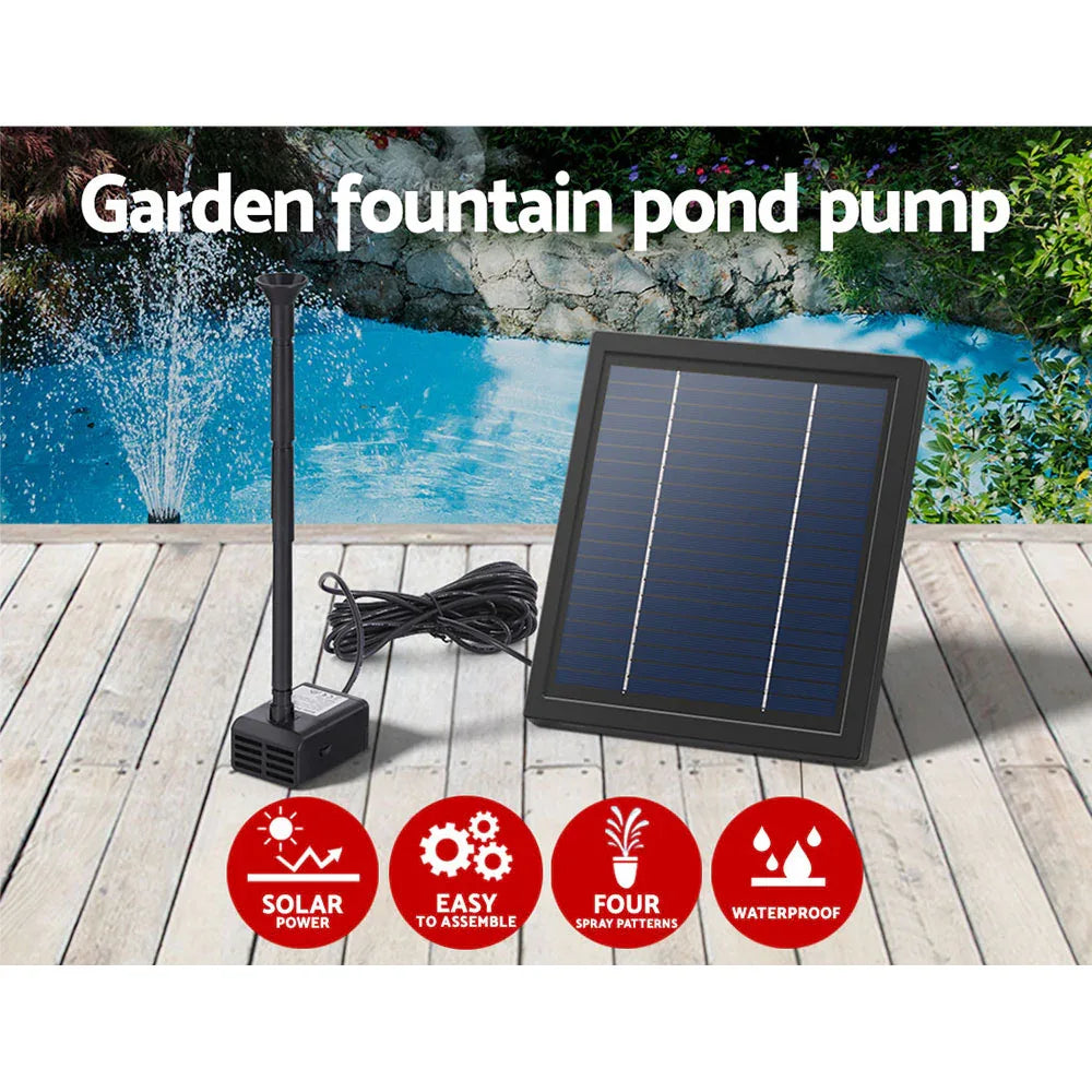 Gardeon Solar Pond Pump Submersible Water Fountain Kit 6.1FT - Mekamart Australia