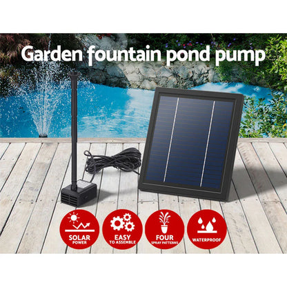 Gardeon Solar Pond Pump Submersible Water Fountain Kit 6.1FT - Mekamart Australia