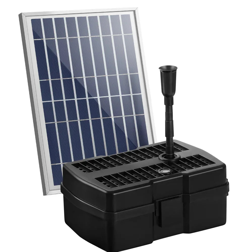 Gardeon Solar Pond Pump Water Fountain Filter Box Submersible Outdoor Pool 6.6FT - Mekamart Australia