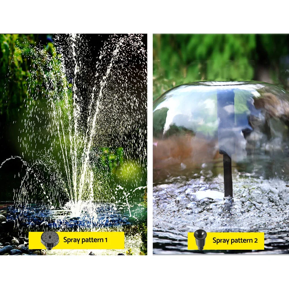 Gardeon Solar Pond Pump Water Fountain Filter Box Submersible Outdoor Pool 6.6FT - Mekamart Australia