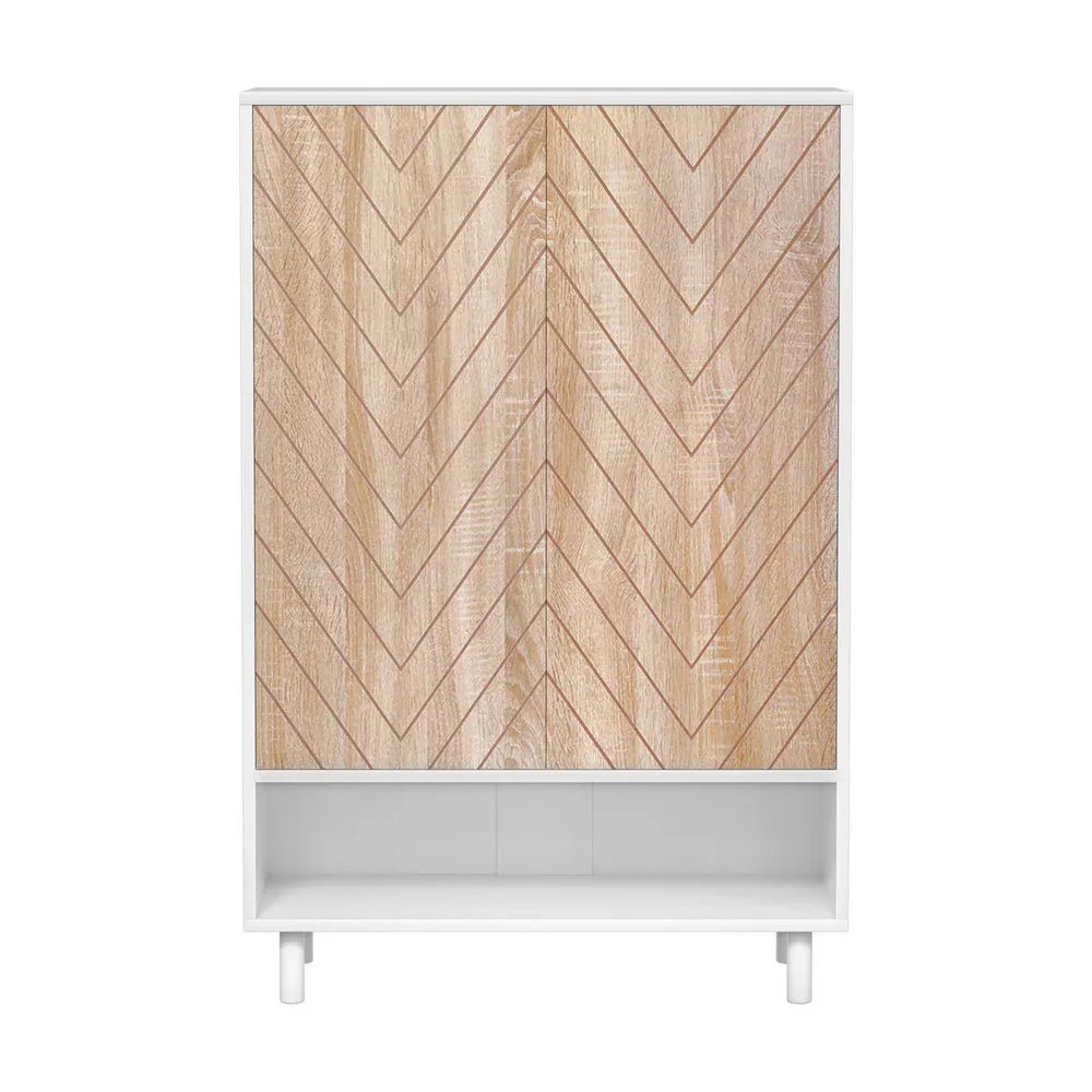 Artiss Shoe Rack Cabinet 24 Pairs 6-tier White - Mekamart Australia