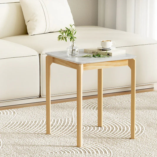 Artiss Coffee Table Marble Effect Square - Mekamart Australia