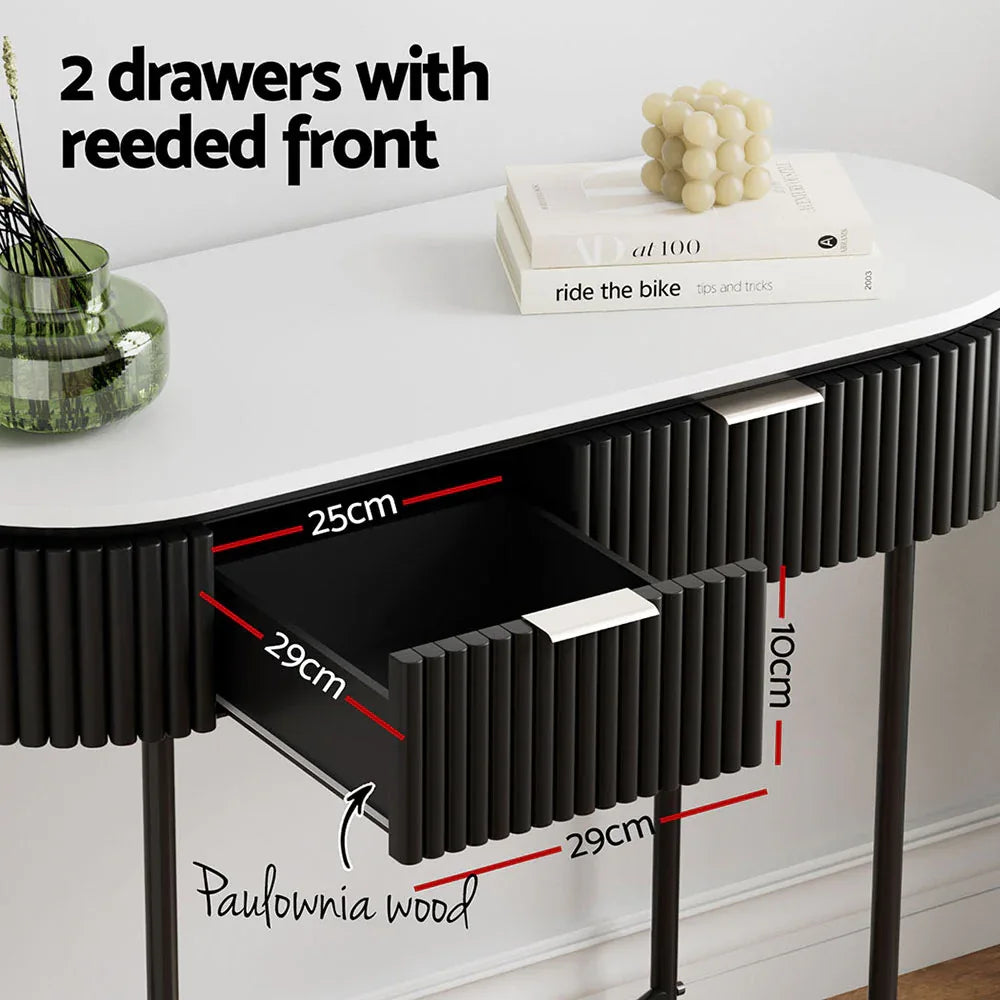 Artiss Console Table 2 Drawers 100CM - Mekamart Australia