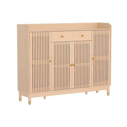 Artiss Shoe Rack Cabinet with Shelves 26 Pairs Pine - Mekamart Australia