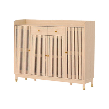 Artiss Shoe Rack Cabinet with Shelves 26 Pairs Pine - Mekamart Australia