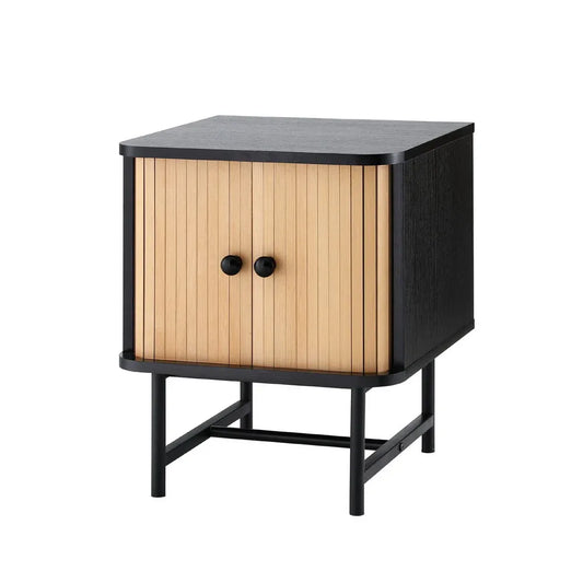 Artiss Bedside Table with Sliding Doors BORIS - Mekamart Australia