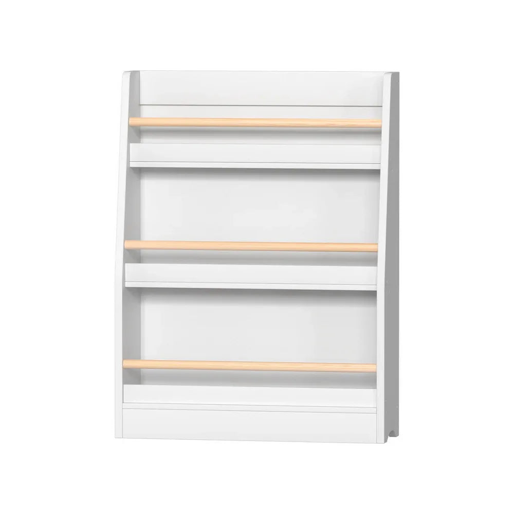 Keezi Kids Bookshelf 3 Tiers Storage Children Bookcase Organiser Display Shelf - Mekamart Australia