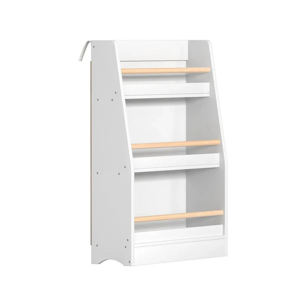 Keezi Kids Bookshelf 3 Tiers Storage Children Bookcase Organiser Display Shelf - Mekamart Australia