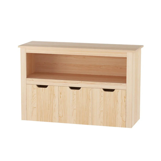 Keezi Kids Bookshelf 3 Drawers Storage Children Bookcase Toy Organiser Display Wooden - Mekamart Australia